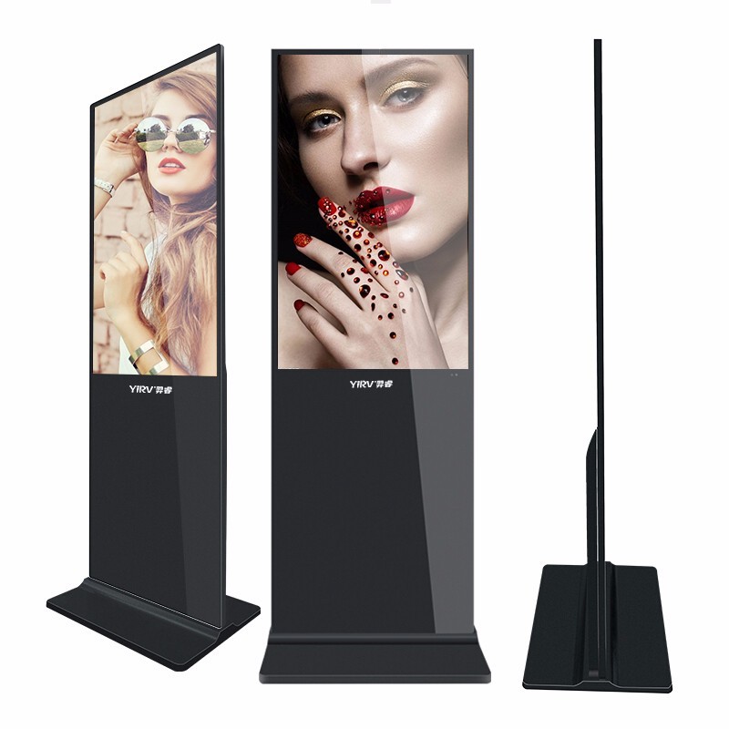 43寸立式电容触摸一体机,支持各种电容触摸一体机外观尺寸定制